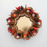 Pâtisserie Pavlova chocolat fruits rouges fait maison, DesLysGourmands Béthune. 