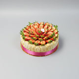 Charlotte aux fraises pâtisserie DesLysGourmands Béthune